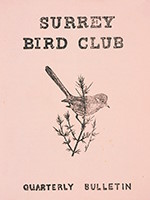 Cover of Surrey Bird Club quarterly bulletin