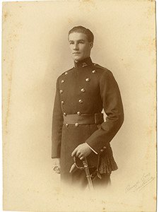 Guy Olliver as a young officer (reference 10639/3/1)