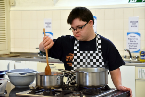 Supported learner cooking